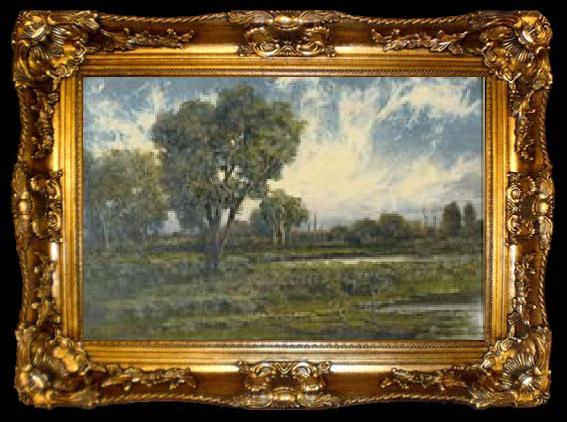framed  Charles S. Dorion marshland, ta009-2